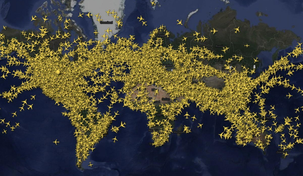 World’s busiest air traffic day coincides with hottest day ever